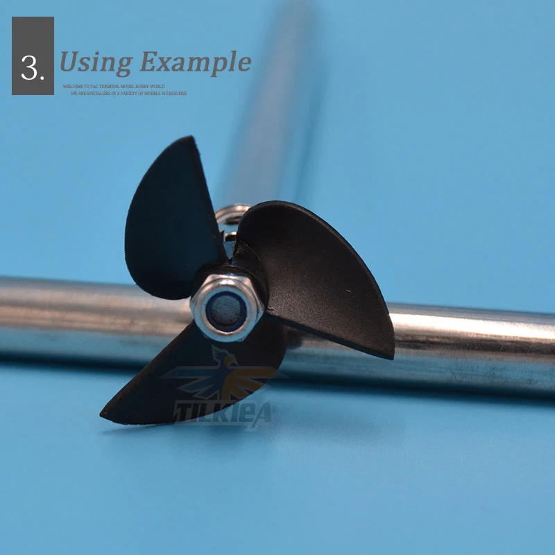Rc Boat Propeller pisau Nilon Baling-Baling Untuk