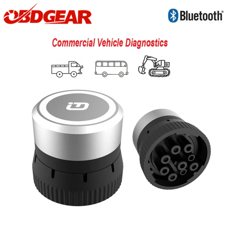 

XTUNER CVD-9 Diesel Truck Diagnostic Bluetooth Connector Adapter OBD2 Scanner Commercial Vehicle Diagnostic Tool For 2000 to Now