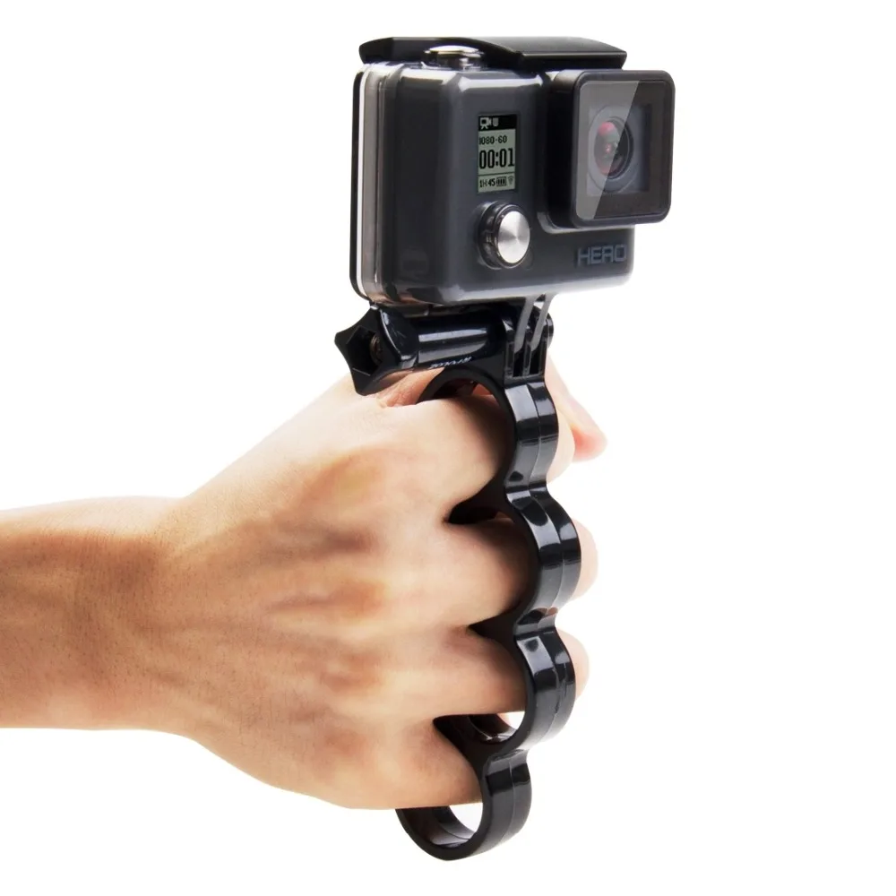 PULUZ Handheld Plastic Knuckles Fingers Grip Ring Monopod Tripod Mount