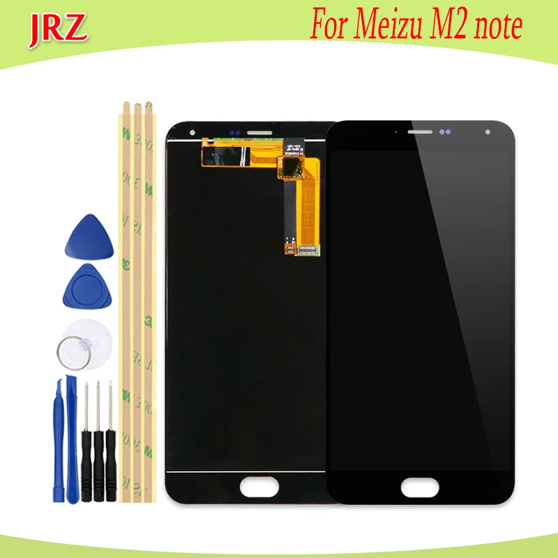 JRZ для Meizu M2 note ЖК дисплей и сенсорный экран 5 дюймов дигитайзер сборка Замена +