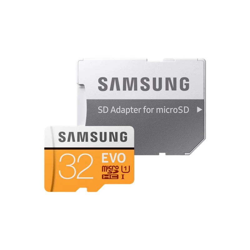 SAMSUNG карта памяти Micro SD карты памяти EVO 32 Гб U1 UHS-I C10 TF карты 95 МБ/с. читать Скорость 4K HD для смартфонов и планшетов с адаптером селфи-Стик