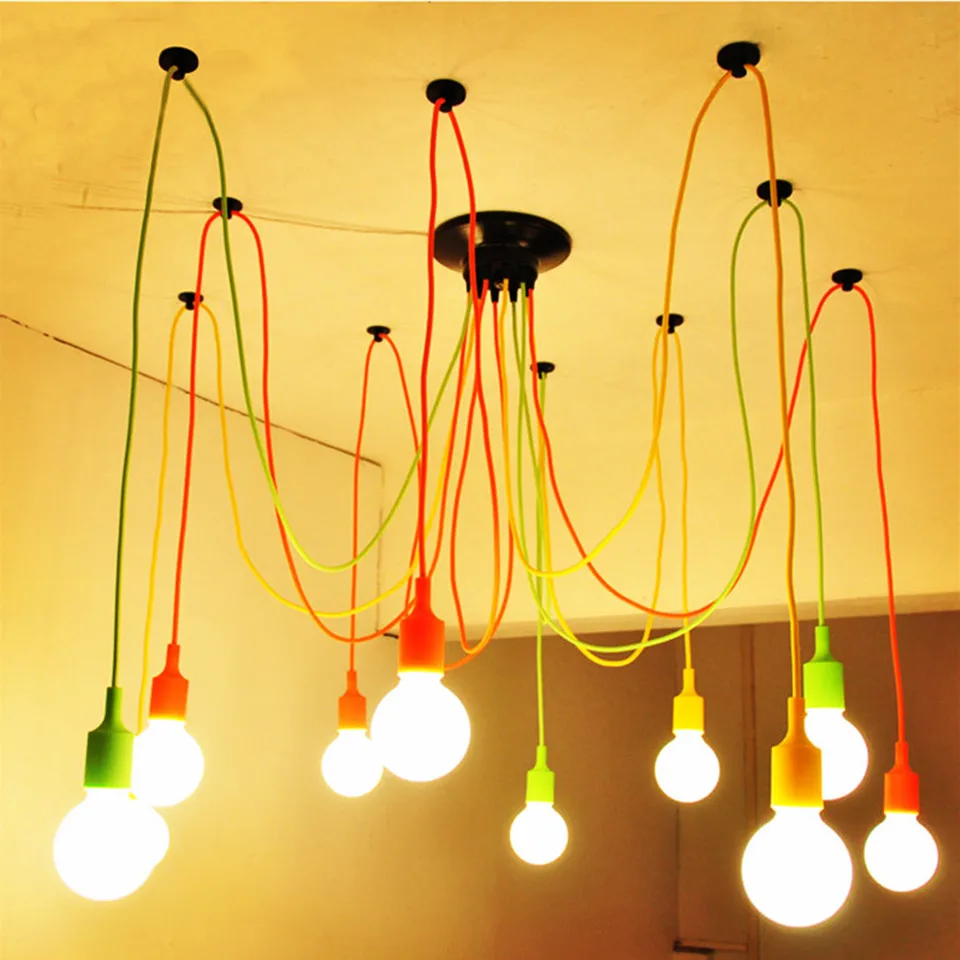 3 multiple color pendant black