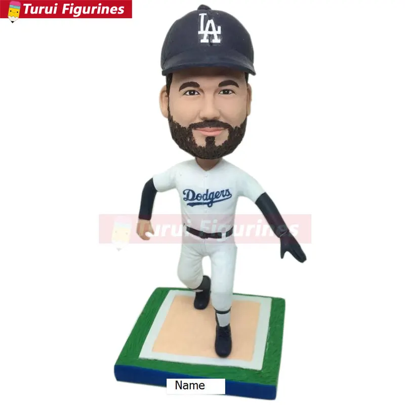 Персонализированные глиняные фигурки bobblehead на заказ основе фотографии клиентов
