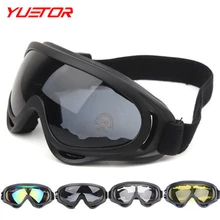 Brand Yuetor wind protect motorcycle glasses 3 colors snowboard men women snow ski glasses outdoor ski eyewear