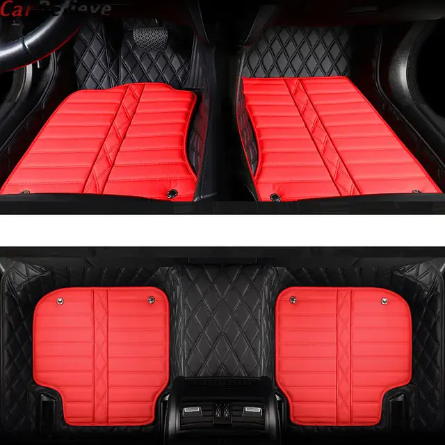 Car Believe Genuine Leather Car Floor Mat For Honda Crv 2008