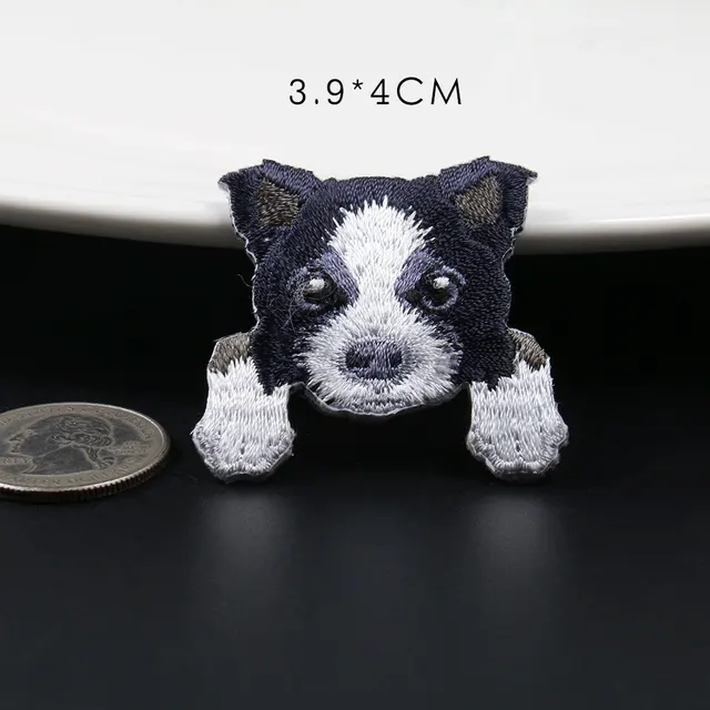 1Pcs New Chihuahua Shiba Dog Husky Patch for Woman Clothing Backpack Decoration Small Applique Iron on Embroidery Patches Badges NHBT196