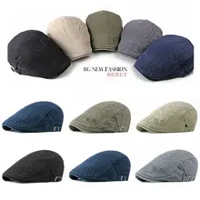 Мужская плоская кепка для мальчиков, берет, кепка таксиста, кантри, газетчик, Кепка для гольфа, для вождения, кепка с вышитыми буквами, однотонная, повседневная, новинка