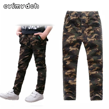 

Fashion Camouflage Boy pants spring cotton boy trousers 110-165cm children Sweatpants kids sports casual pant boy clothes