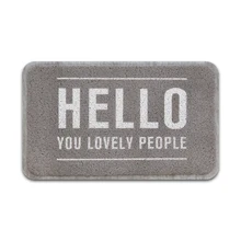 45x75 см/60x90 см скандинавский простой быт проволочная петля ПВХ коврик Домашний пылезащитный нескользящий ковер для кухни серый зеленый