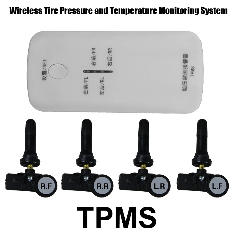 

Bluetooth TPMS Support iPhone Android phone Wireless Tire Pressure Monitoring System Car TPMS with 4 Internal Car sensor