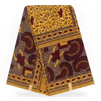 

Print Wax High Quality 2019 Cotton Wax African Wax Hot Sale Design For Women Dress Y90409-7