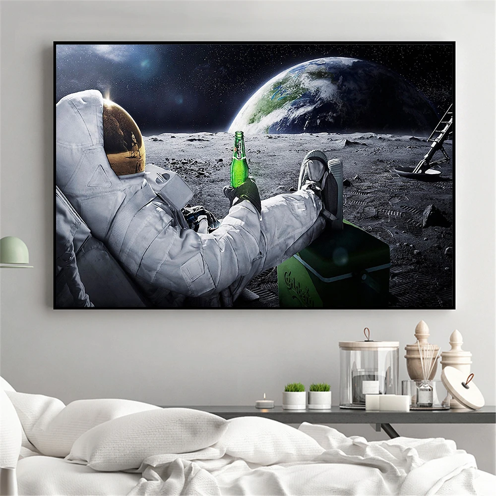 Фотообои для гостиной детской комнаты с изображением космического