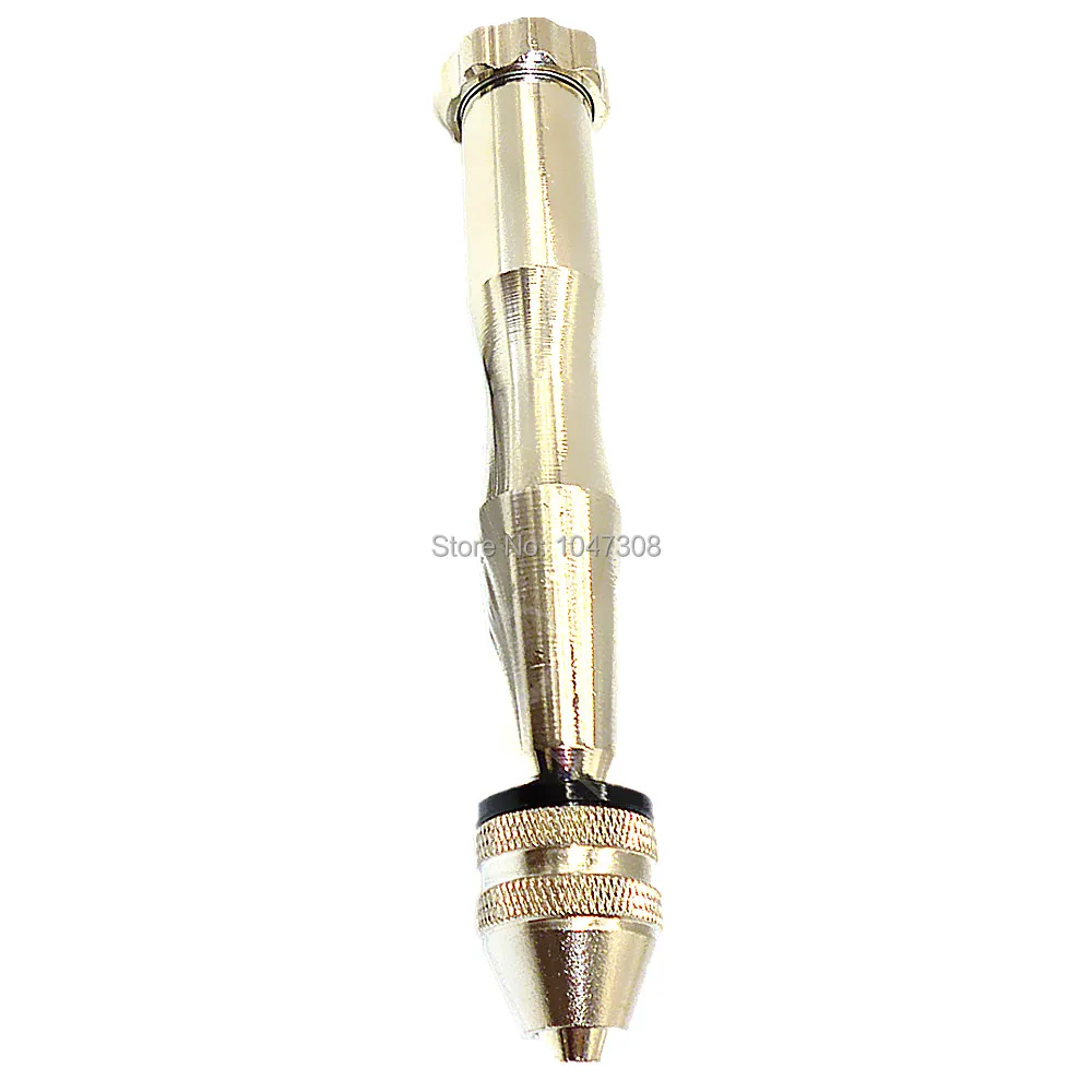 Wood Walnut Hand Drill Manual Wire Twisting Drilling Jewelry Watch