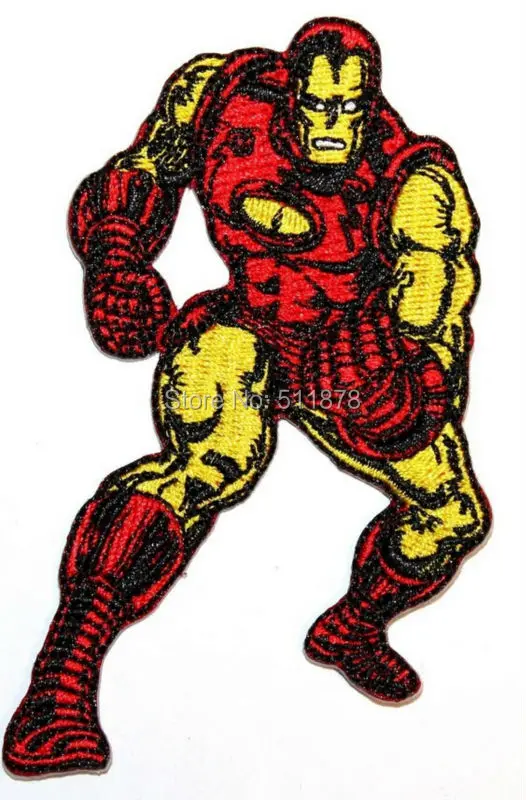 Marvel Avengers Ironman Super-héros brodé Appliques Patch Coudre//Fer Sur