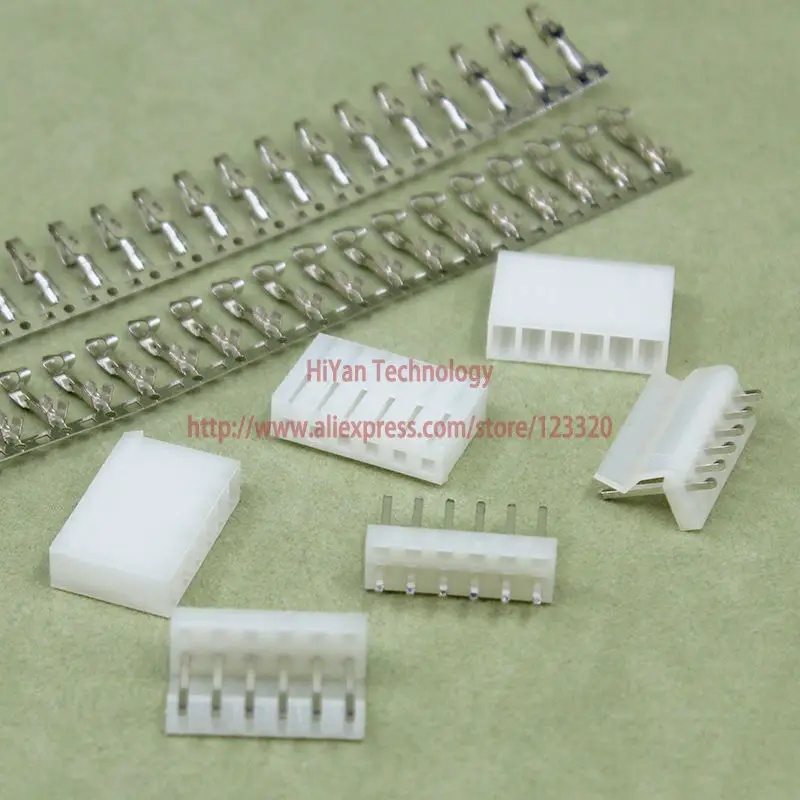 

(50sets/lot) connector CH3.96 Molex 3.96 6Pin 180degrees Top Entry Pitch:3.96MM Pin Header + Terminal + Housing CH3.96-6P