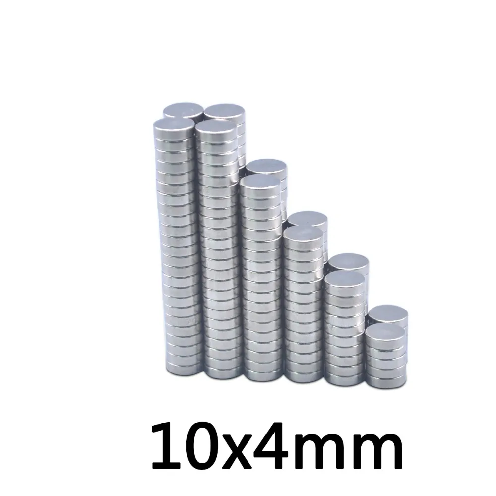 

50pcs 10mmx4mm Strong Round Magnets Dia 10x4 Neodymium Magnet Rare Earth Magnet 10*4 Magnet 10x4mm 10X4mm
