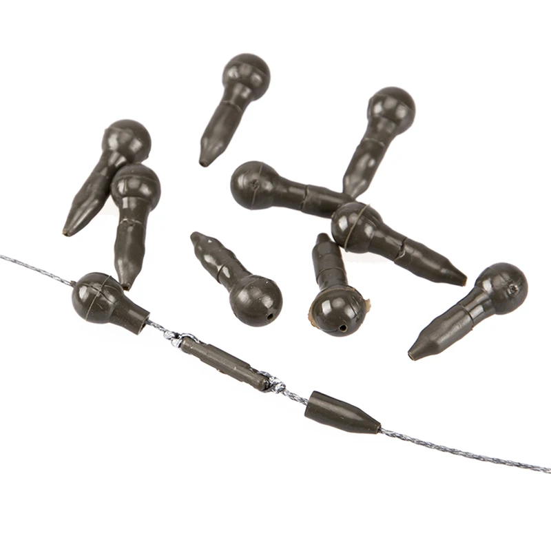 10/20Pcs Quick Change Beads Hir Rigs Hook Links Method Feeders Line