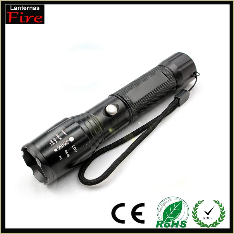 

Promotion 93% E17 CREE XM-L T6 3800Lumens Zoomable cree LED Led Flashlight Torch light For 3 x AAA or 1 x 18650 camping