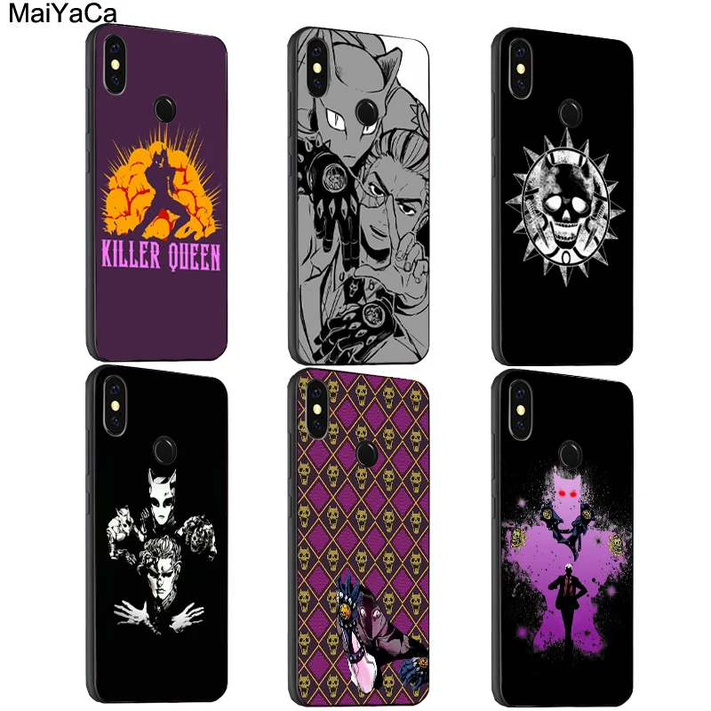 

MaiYaCa Anime JoJo Killer Queen Case For Xiaomi Redmi 6 6A 5 Plus S2 Note 7 5A 5 Pro 4X Mi 9 8 SE 6X Mix2s Max3 Shell