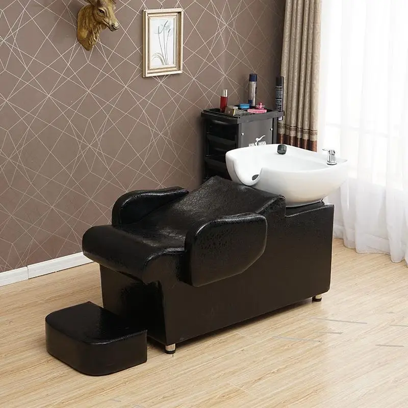 Для Cabeleireiro De Belleza Lavacabezas кровать красота Silla Peluqueria Cadeira Maquiagem волосы салонный мебельный шампунь стул - Цвет: MODEL R