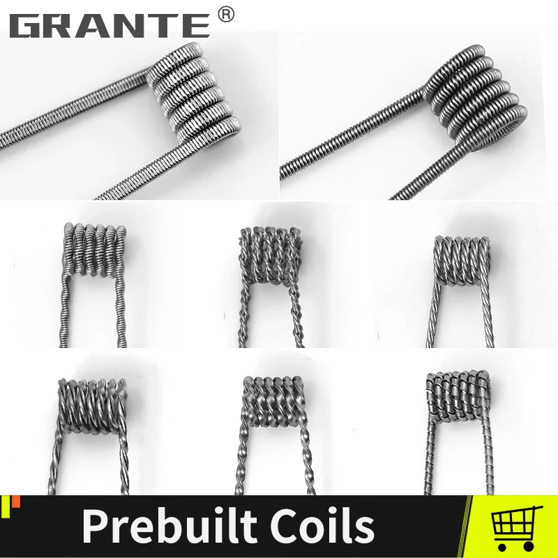 Grante Prebuilt катушка Alien Clapton Vape готовая для RDA RTA RBA RDTA распылитель электронная