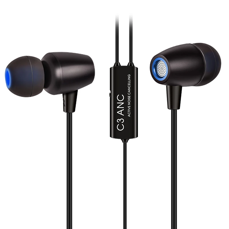

JEELOCK In Ear Active Noise Cancelling Earphone with Smart Noise Reduction Chipset, Compliant Public Area with Noisy Environment