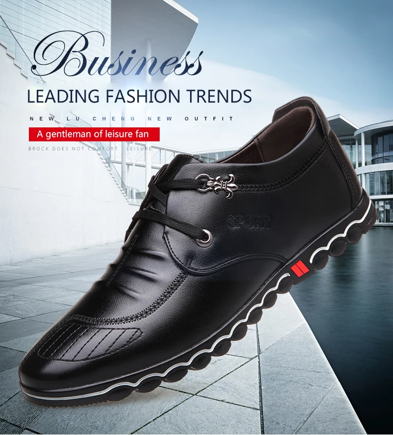BIMUDUIYU/Коллекция года; сезон весна; модная новинка; мягкая удобная мужская повседневная обувь из волокнистой кожи; обувь для вождения на плоской подошве со шнурками