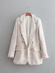 Горячая Распродажа BB130-8391 европейской и американской моды текстура длинная версия пиджак