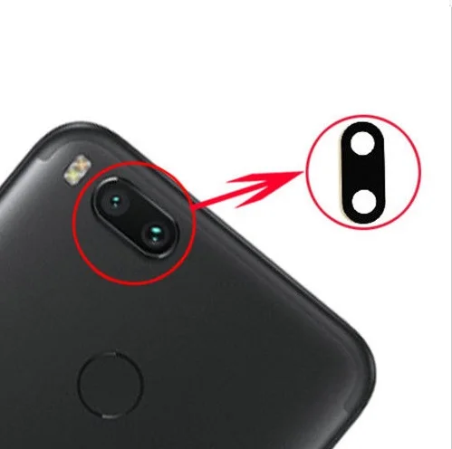 10 шт./лот для Xiaomi Mi A1 5X Mi5X MiA1 задняя камера стеклянная крышка объектива запасные