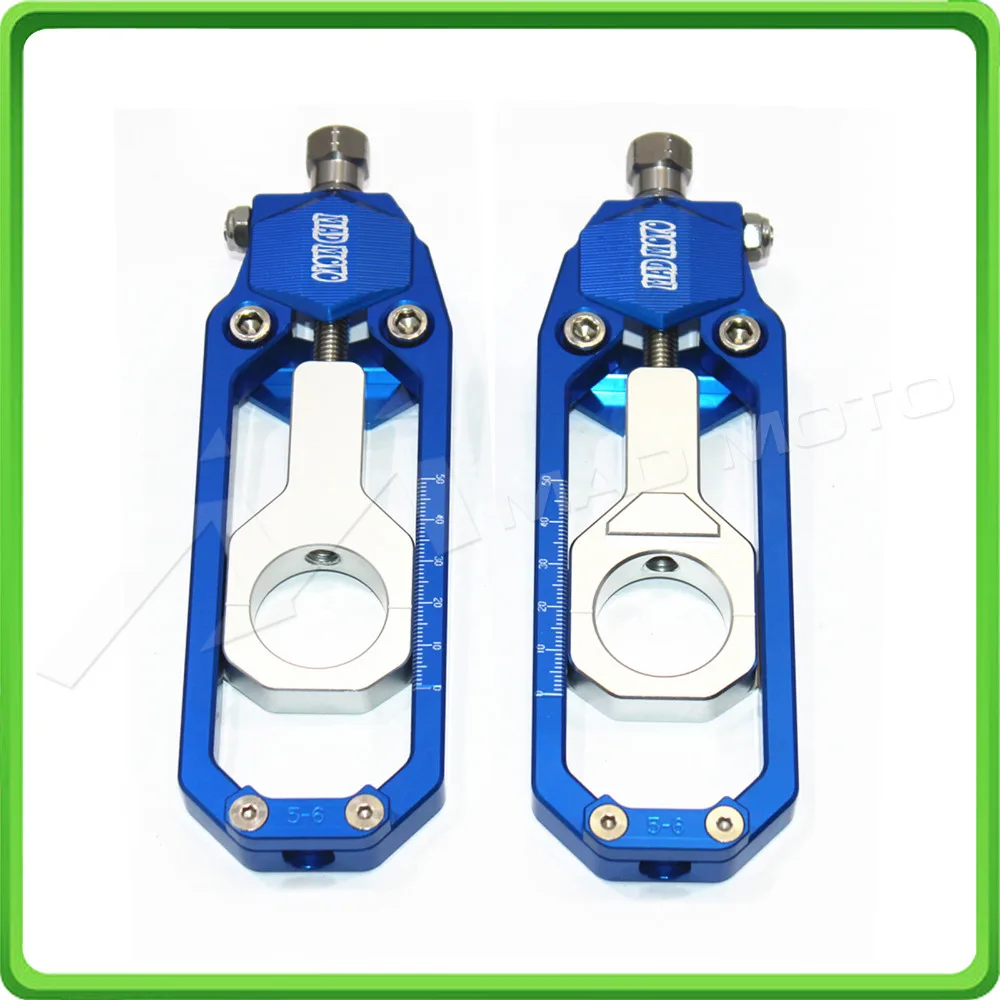 

Motorcycle Chain Tensioner Adjuster fit for YAMAHA R1 YZF-R1 2006 R1 06 Blue & Silver