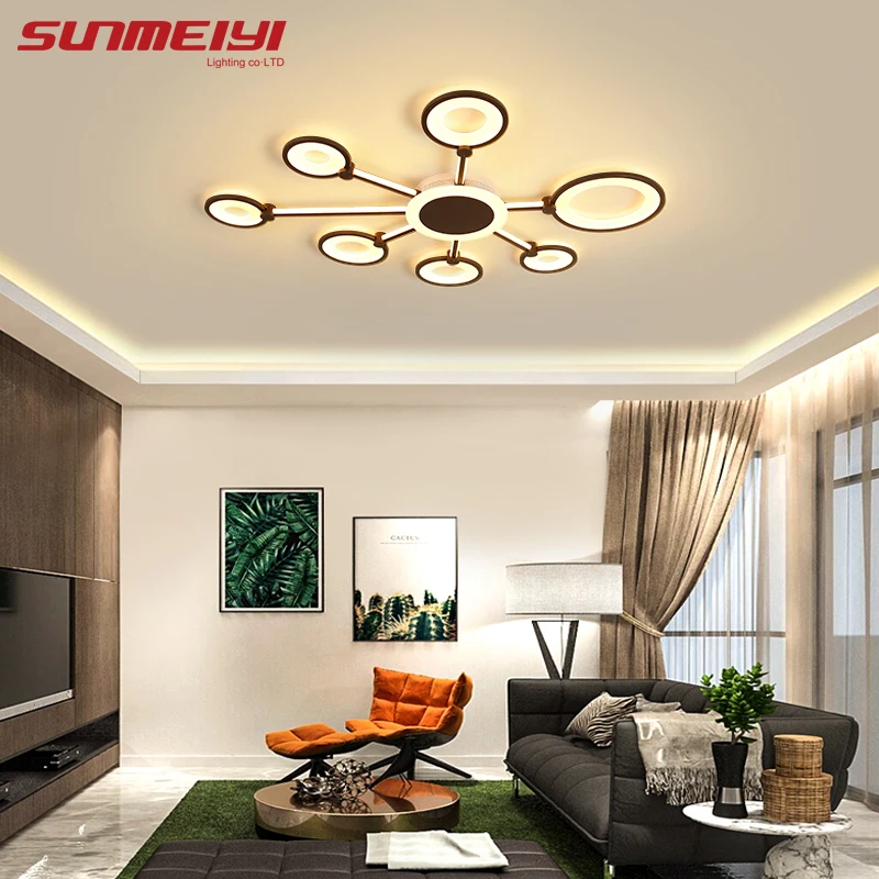 

Modern LED Ceiling Lights With Remote Control Living Room Lighting Fixture For Home Bedroom Kitchen lampa sufitowa Room Light