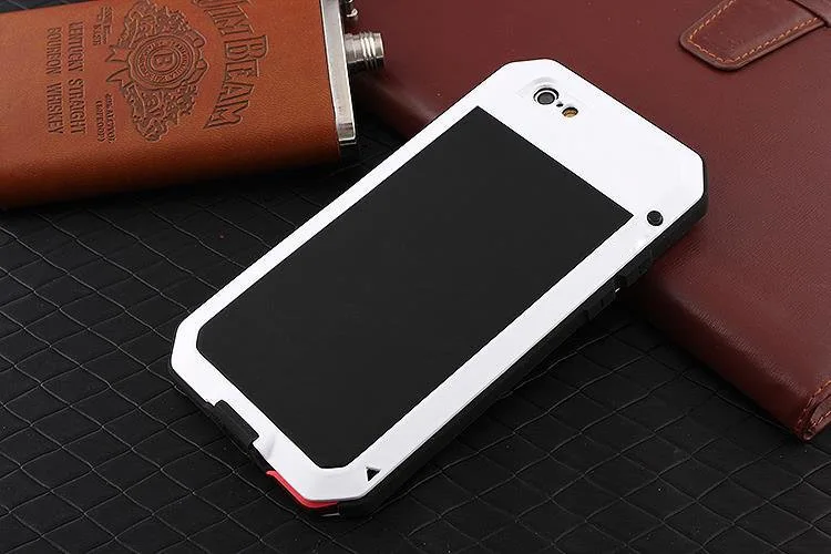 Apple iPhone 6 7 Plus X 4S 5S SEケース用アルミメタル防水ショックプルーフDoom Rugged Armorカバーケースfor iP 6 6S 8 Plus