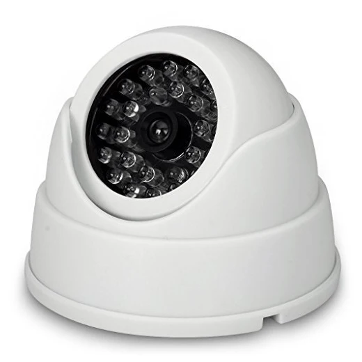 MOOL 2 x Dummy Fake Surveillance Security CCTV Dome Camera With LED Blinking Real imitation