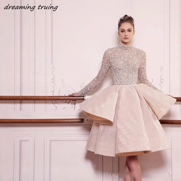 conew_2019-high-neck-long-sleeves-a-line-cocktail-dresses-satin-beaded-stones-knee-length-ruffles-formal-party-short-evening-prom-gowns_conew1