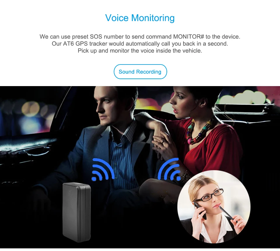tracker for car Concox Original 3G WCDMA GPS Car tracker AT6 Best GPS Strong magnet waterproof 10000mAh Realtime Tracker Geo-fence alarm mini gps tracker