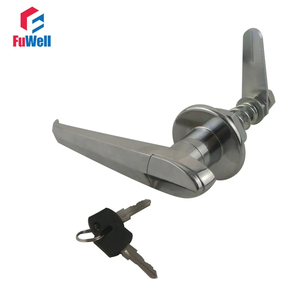 MS807-1 Cabinet Lock for Distribution Box with L Sharped Handle Metal Security Lock MS807-1 Cabinet Lock for Distribution Box with L Sharped Handle Metal Security Lock