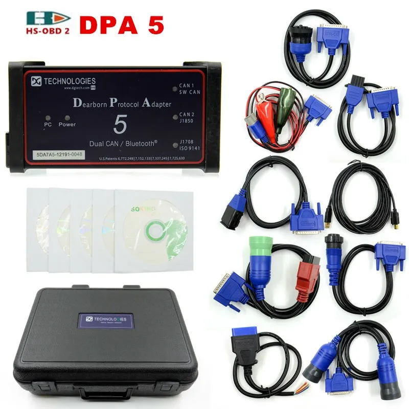 

DPA 5 Dearborn Portocol Adapter 5 Heavy Duty Truck Scanner USB Link Without Bluetooth as NEXIQ Truck DPA 5 DPA5 DHL Free shippin