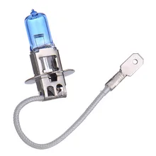 Яркий автомобильный светильник H3 55 Вт, 2 шт., автомобильный головной светильник 6000 K, ксеноновая галогенная белая лампа, 12В, Прямая поставка, 19M5