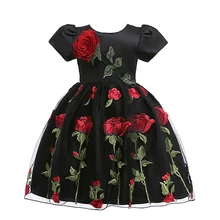 Baby Girls Dress Summer Clothes Short sleeve embroidered tutu Children Birthday Party Costume embroidered flower princess dress Baby Girls Dress Summer Clothes Short sleeve embroidered tutu Children Birthday Party Costume embroidered flower princess dress
