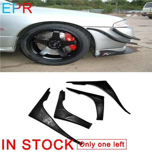 

For GTR R32 TBO FRP Fiber Glass Front Bumper 4 pcs Canard (Will fit on standard GTR front bumper only)Accessories