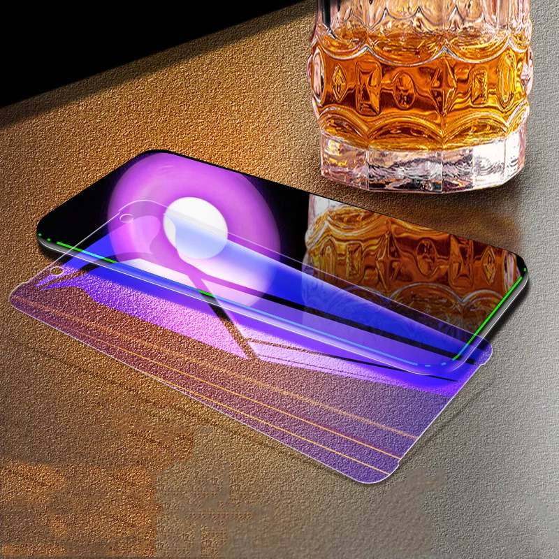 

OriWood For Xiaomi Black Shark Black Shark 2 Helo Front Full Cover Anti Blue Tempered Glass Purple Light Screen Protector Film