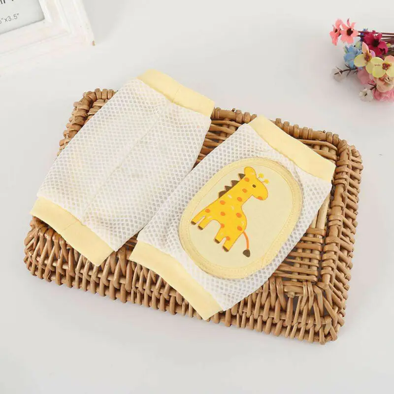 Cartoon Baby Knee Pads Anti Slip Mesh Cushion Crawling Protector Cotton Kids Kneecaps Children For Grils Boys Leg Warmers 0-3Y