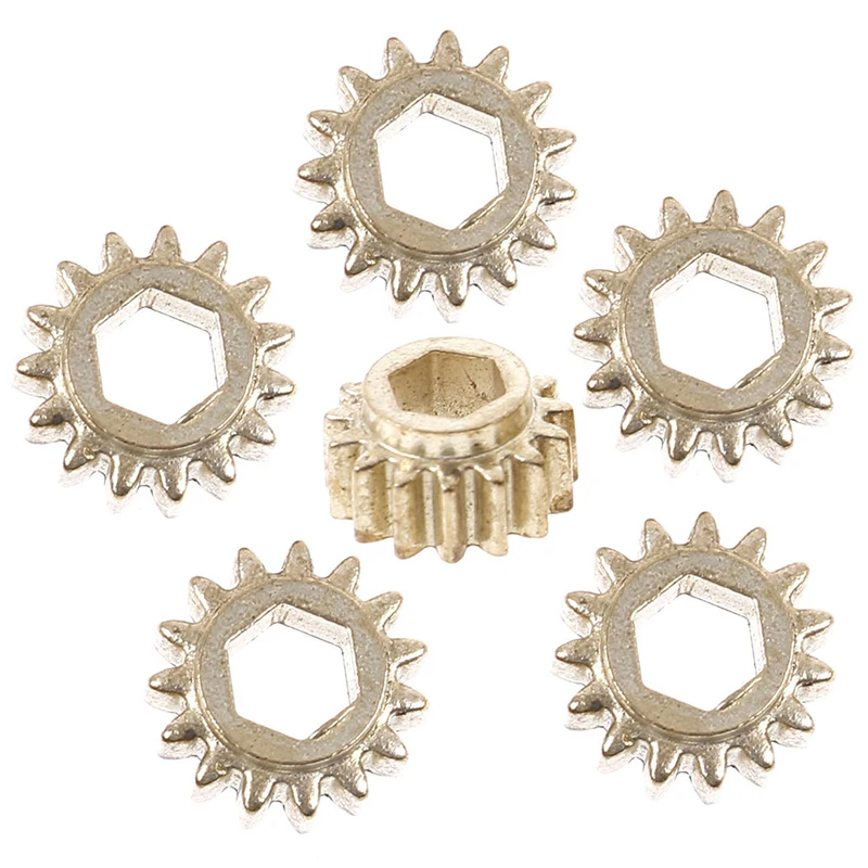 

Tooyful 6 Pcs Tuners Tuning Pegs Machine Heads Mount Hex Hole Ratio 1/15 Gears for Guitar Instrument Parts
