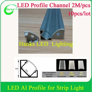

High quality aluminium extrusion channel for 12mm PCB led strip, 10pcs (20 meters) a lot, 2m per piece