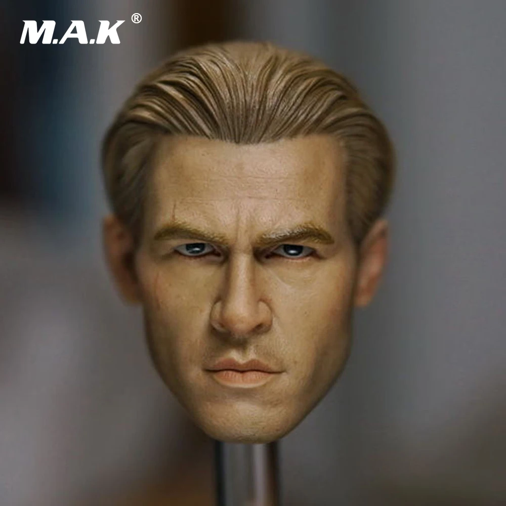 1/6 масштаб KUMIK KM18-36 мужской актер Глава Sculpt обрушения с белые волосы Fit 12 ''фигурку тела