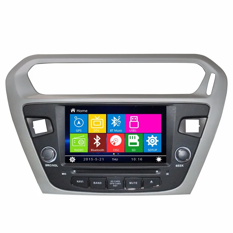 

car DVD GPS radio Navigation for Citroen C-Elysee, Peugeot 301 2012-2016 with Ipod, Bluetooth,1080P