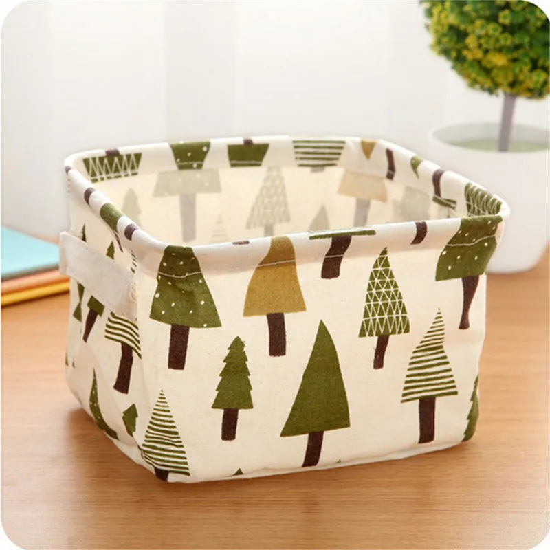 Cartoon Round Cotton Linen Desktop Storage Box Sundries Storage Organizer Stationery Cosmetic Storage Basket Container Case Cartoon Round Cotton Linen Desktop Storage Box Sundries Storage Organizer Stationery Cosmetic Storage Basket Container Case