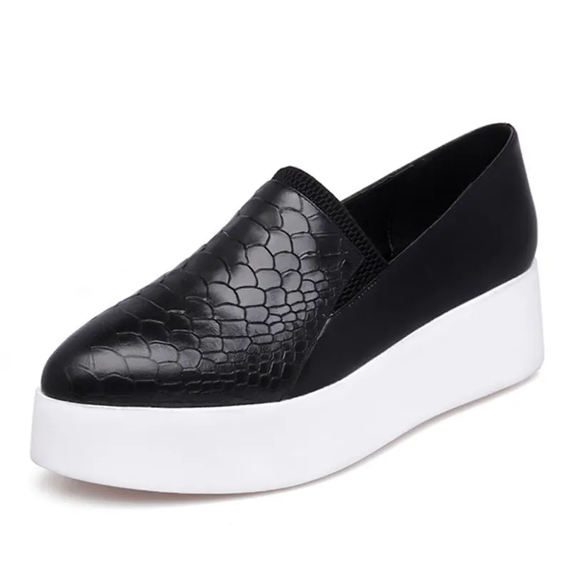 Free shipping spring summer autumn 100 genuine leather brand designer girl pointed toe slip on flats