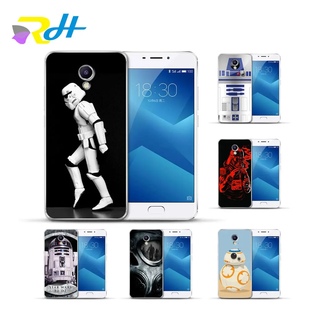 

For Meizu M3s M3 M5c M5s M6 Note Pro6 U10 U20 For Meizu ultra-thin transparent TPU silicone soft shell Star Wars cover
