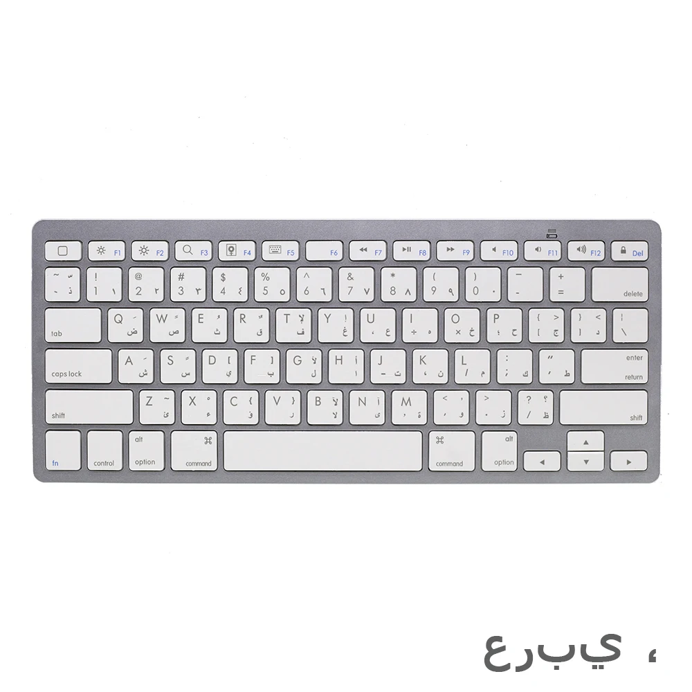 Английский Арабский мини Bluetooth клавиатура для iPad Pro/Surface Pro/Планшеты беспроводная
